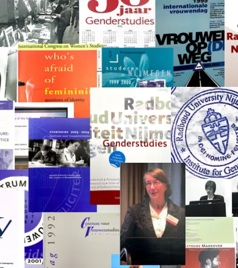Collage van afbeeldingen Radboud Gender & Diversity Studies