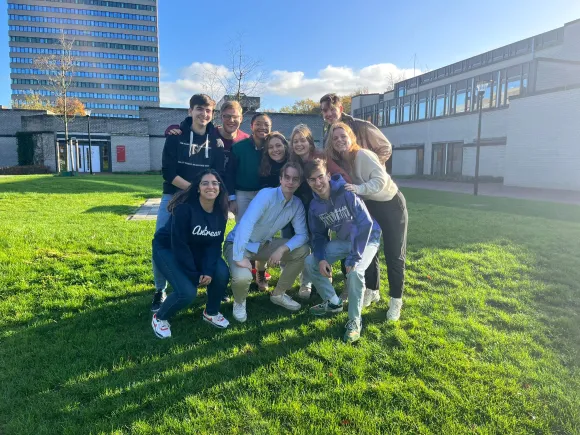 Groepsfoto van de werkgroep Active Student van de USR 2022-2023