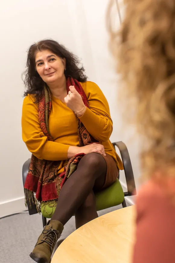 Social worker Hatice Tokgoez
