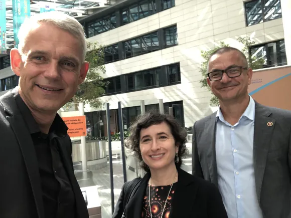 Heino Falcke, Sera Markhoff en Rob Fender