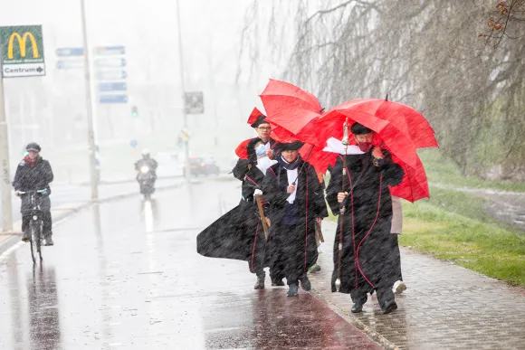 Alarmdag, 6 april 2021, protest tegen werkdruk