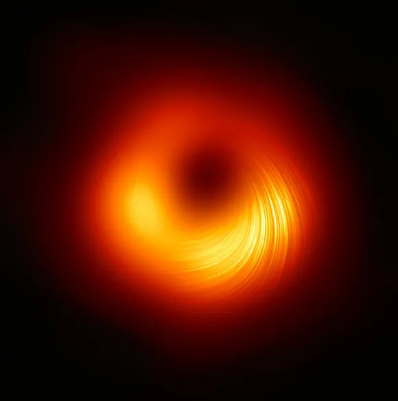 Picture of black hole M87