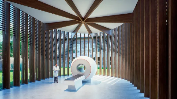 Impressie MRI-scanner, Croonen Architecten