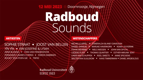 Line up Radboud Sounds 12 mei 2023