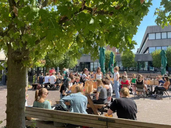 Lunch tijdens start je studie met skills