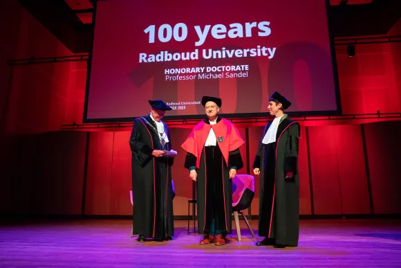 Michael Sandel receives honorary doctorate