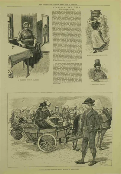 “Rambling Sketches: Dutch Folk. – No. III.” Illustrated London News (21 June 1884), p. 601. Image retrieved from the British Newspaper Archive.