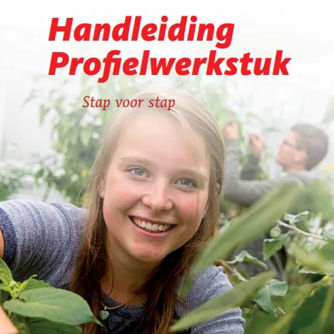 De voorkant van de Handleiding Profielwerkstuk.