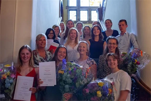 Deelnemers aan de Essaywedstrijd 2023.