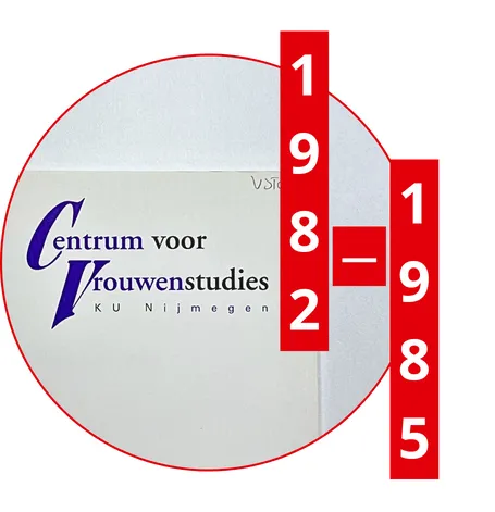 ronde afbeelding met logo van Centrum voor Vrouwenstudies