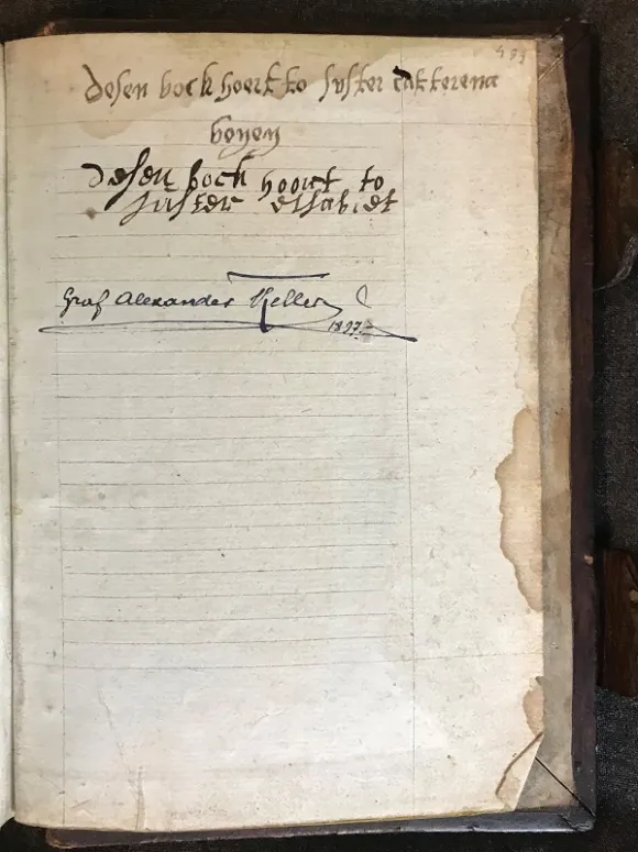 Gebedenboek maagdendries persoonlijke noot