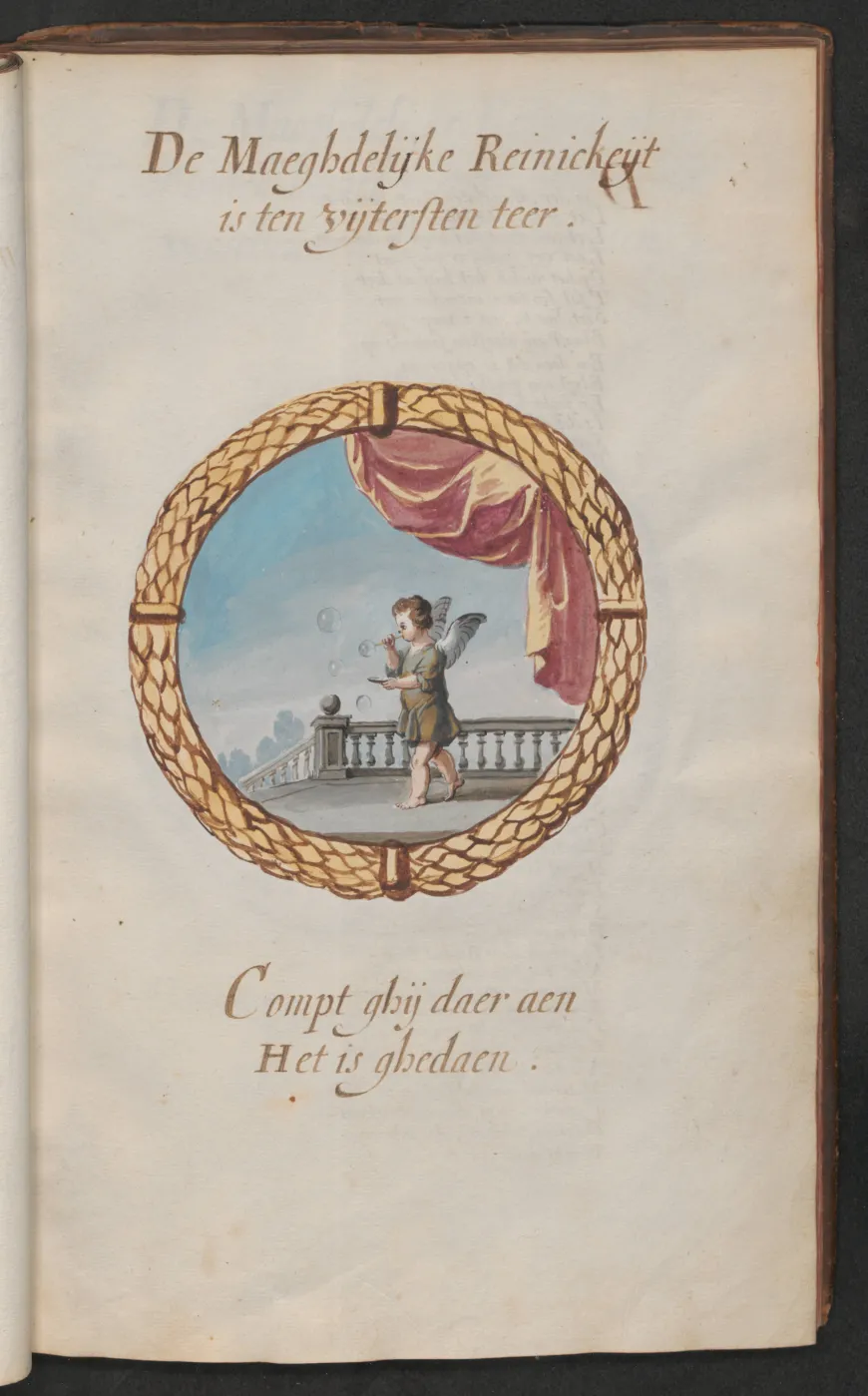 een pagina uit de aangekochte embleembundel