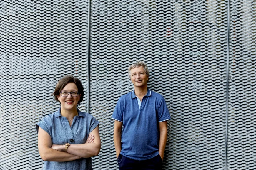 Gezamenlijk portret Natascha Wagner en Jeroen Smits