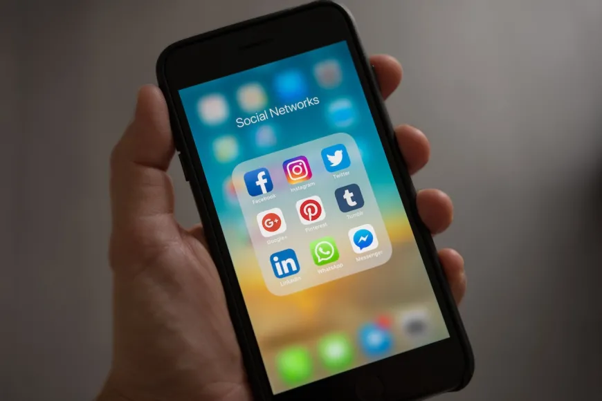 Social media op mobiele telefoon