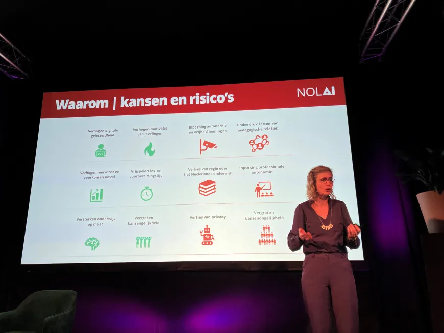 Marieke van Os op de Nationale Onderwijstentoonstelling 2023