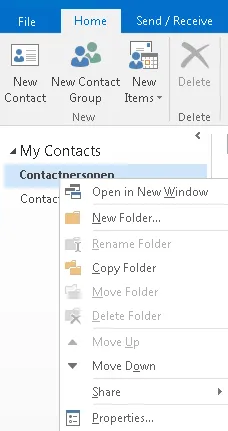 Share contacts