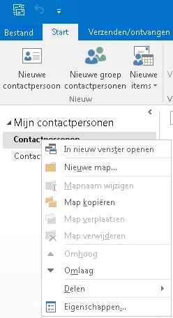 Contactpersonen delen