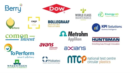 Logo overview of pojectpartners of EBI