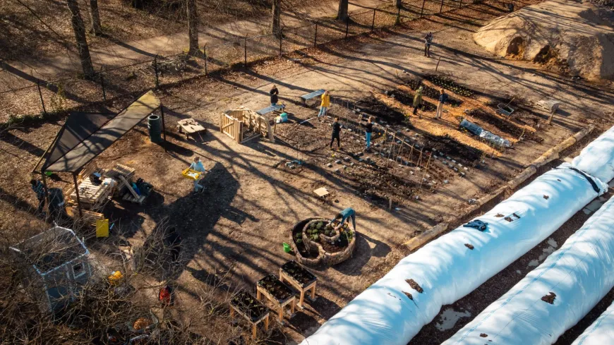 Werken in de universitaire moestuin