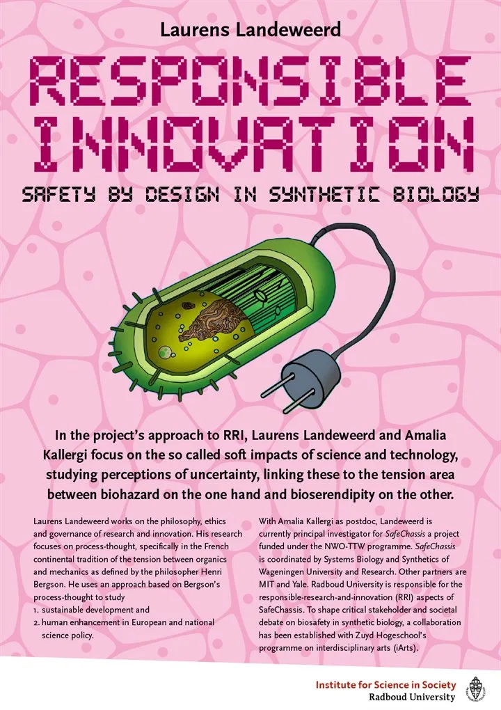 Poster research project Institute for Science in Society