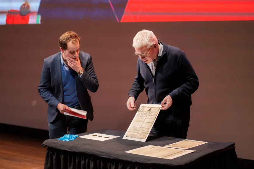Adriaan Duiveman en Johan Oosterman - Foto Ramon Tjan