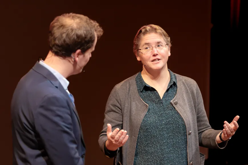 Adriaan Duiveman en Lotte Jensen - Foto Ramon Tjan