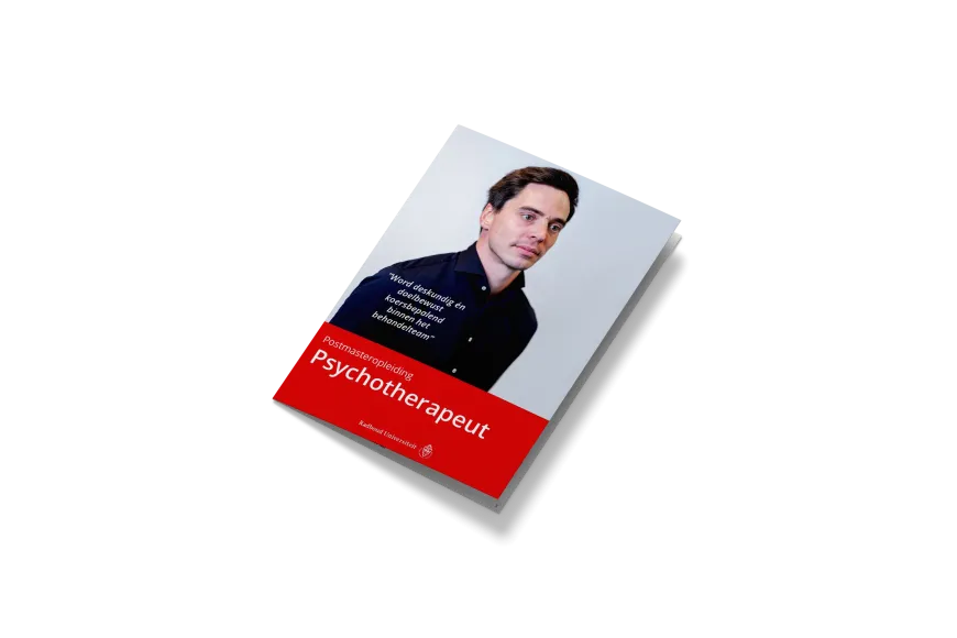 Cover brochure opleiding tot Psychotherapeut