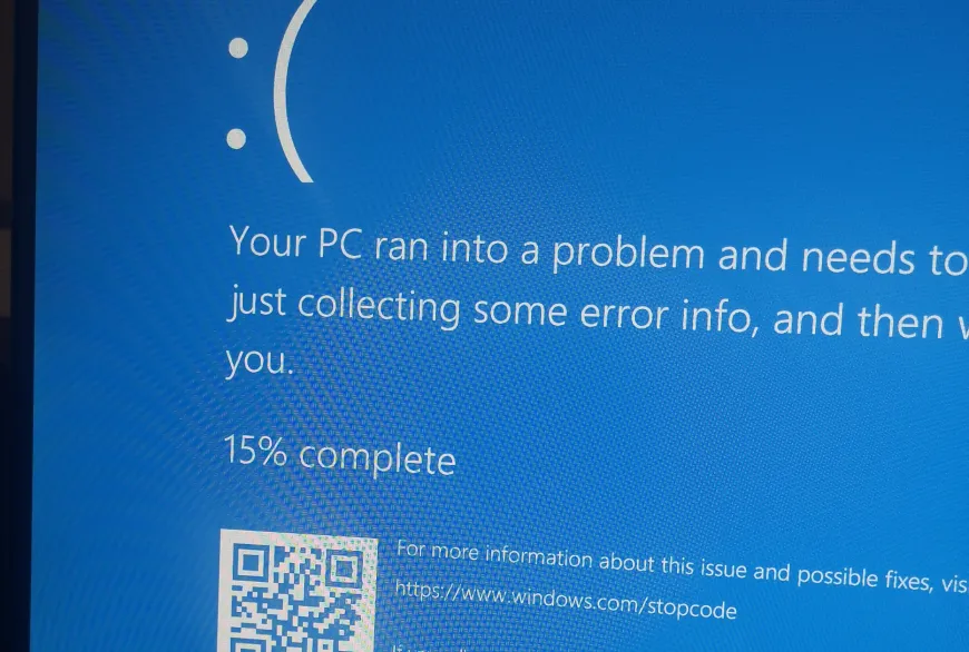 Image of a Windows error