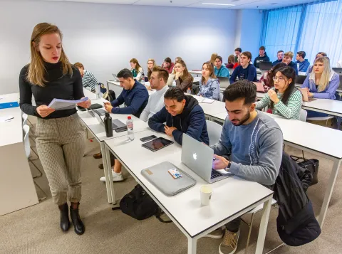 College aan de rechtenfaculteit
