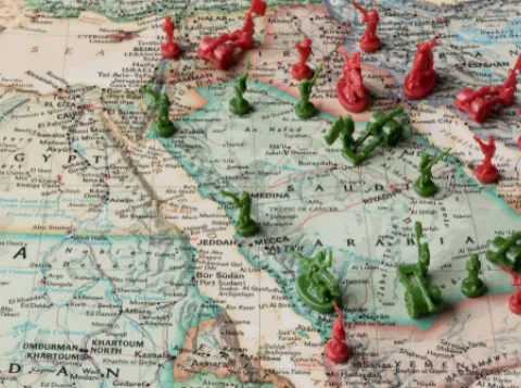 Map with pions