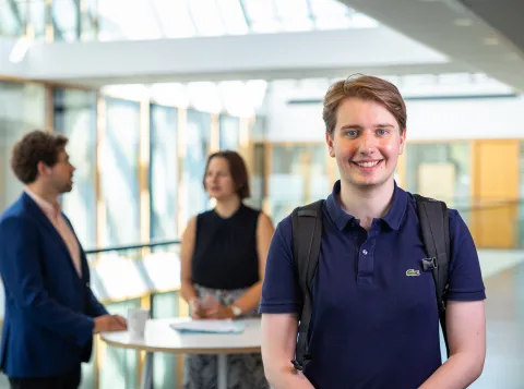 Onderzoeksmaster Publiekrecht student Casper