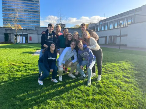Groepsfoto van de werkgroep Active Student van de USR 2022-2023