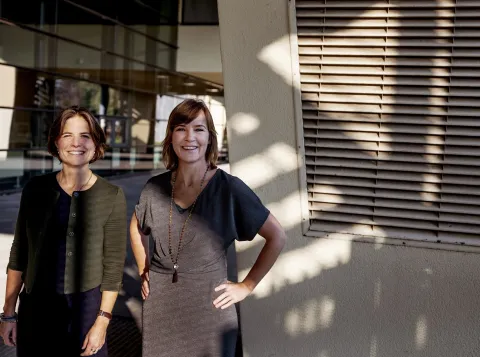 Carolien van Ham en Marlies Honingh samen