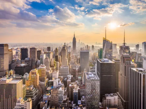 New York sunset