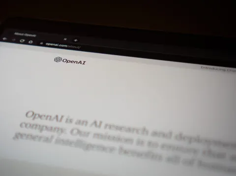 Browser met OpenAI en ChatGPT uitleg