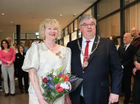 Koninklijke onderscheiding Yvonne Benschop