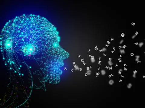 AI speaks letters