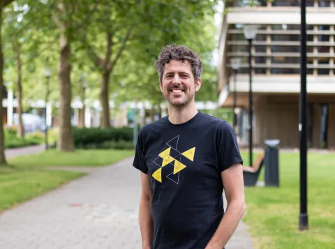 Jelle van Gurp voor het Studiecentrum