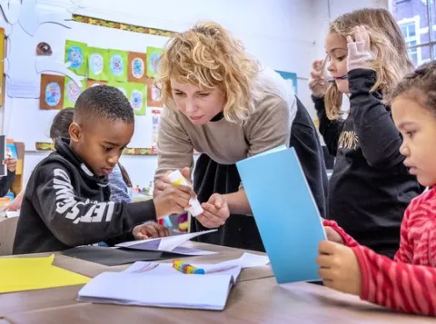 Lessituatie op een basisschool