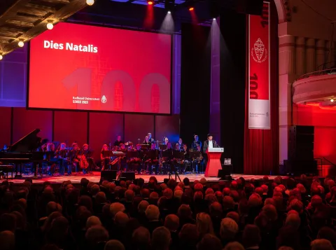 Vereeniging tijdens Dies Natalis 2023 - Radboud 100 jaar