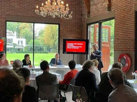 Michiel Scheffer EIC visits Radboud University