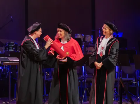 Uitreiking eredoctoraat Mary Beckman