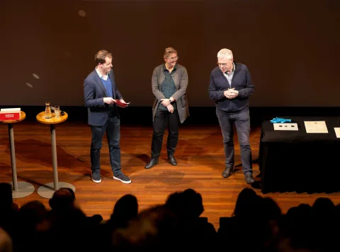 Adriaan Duiveman, Lotte Jensen, Johan Oosterman - Photo Ramon Tjan