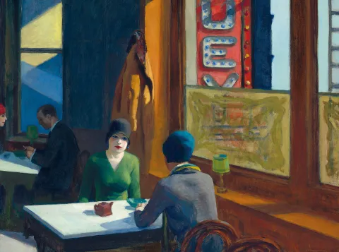 Edward Hopper, Chop Suey (1929)