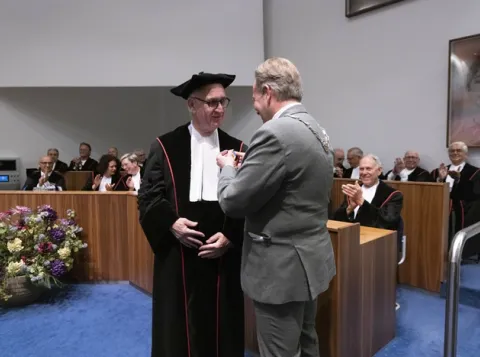 Eric Moormann receives royal honours