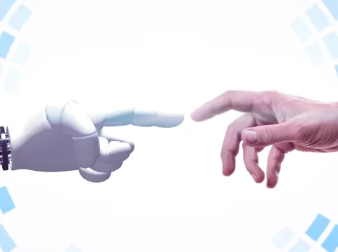 robot hand human hand - photo by Mohamed Hassan for PxHere