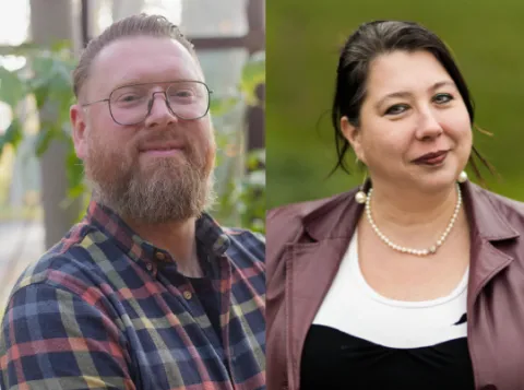 Jeroen de Jong samen met Beate van der Heijden