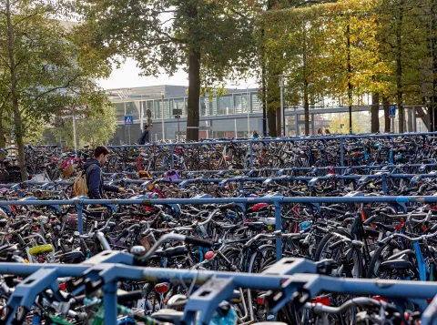 Fietsenstalling Erasmusgebouw