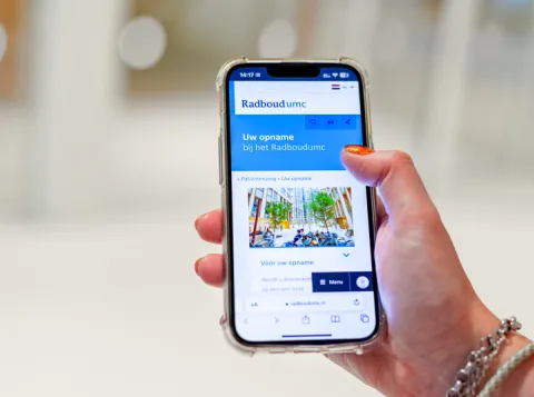mobiele patiënteninformatie (radboudumc)