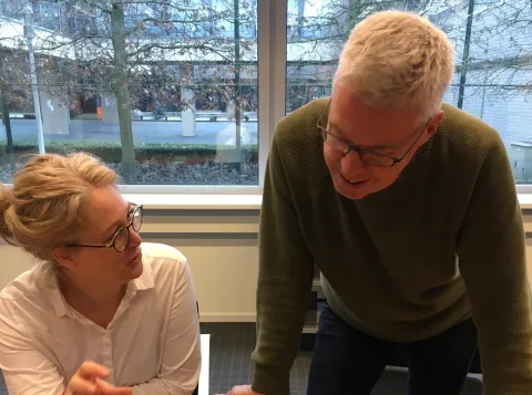Octavie Wolters en Johan Oosterman